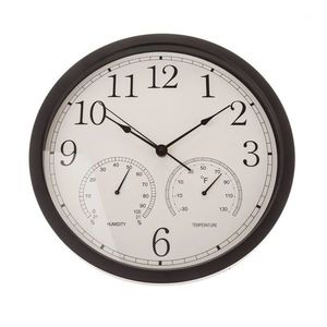Nástenné hodiny s teploměrem a vlhkoměrem 35 cm vyobraziť
