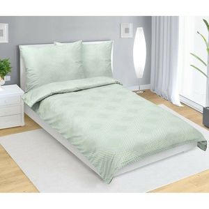 Bellatex Saténové povlečení Linie mentolová , 140x 220 cm, 70 x 90 cm, 140 x 220 cm, 70 x 90 cm vyobraziť