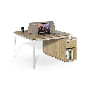 Kancelársky set pre 2 osoby Houseland Profit Max 04 1412 dub/biela vyobraziť