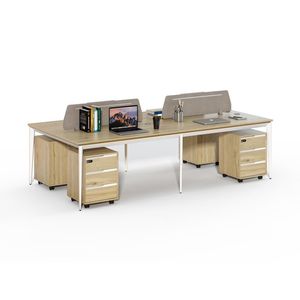 Kancelársky set pre 4 osoby Houseland Profit Max 02 2814 dub/biela vyobraziť