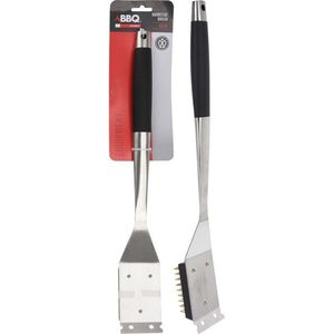 Kartáč na čištění grilu GUYGRILL stříbrný vyobraziť