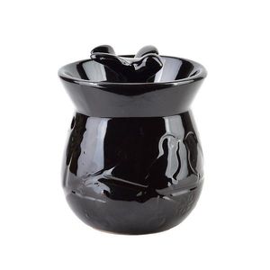 Keramická aroma lampa LOSKI 9 cm černá vyobraziť
