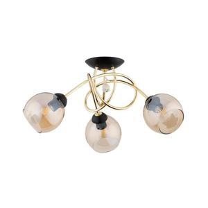 Prisadený luster MODENA 3xE27/60W/230V zlatá/čierna/béžová 62295 vyobraziť