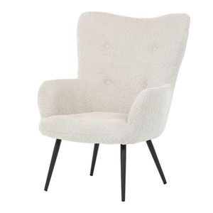 Kreslo ušiak CRM2, krémová vyobraziť