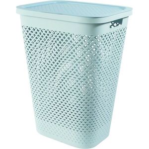Curver Kôš na špinavú bielizeň Pure 55 l, modrá vyobraziť
