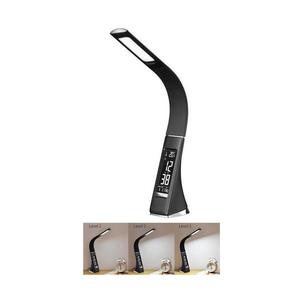 Brilagi - LED Stmievateľná stolná lampa s displejom PELLE LED/7W/230V čierna BRI8947 vyobraziť