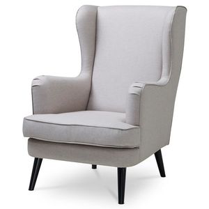 Kreslo ušiak CRM2, krémová vyobraziť