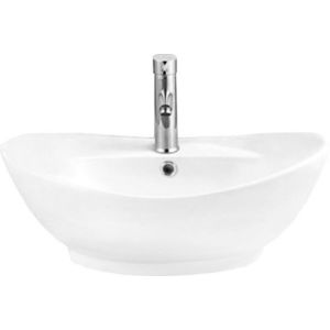 Keramické umývadlo na desku MEXEN KIARA 59x40 cm biele vyobraziť