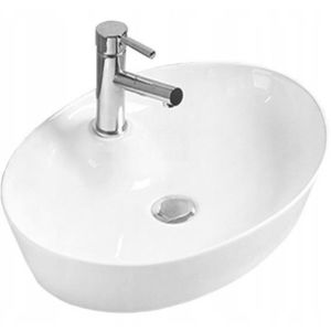 Keramické umývadlo na dosku MEXEN AIDA 55x40 cm biele vyobraziť