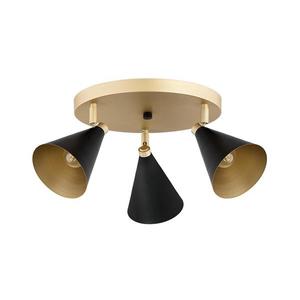 Argon 6262 - Bodové svietidlo LUCINDA 3xE14/7W/230V čierna/zlatá 6262 vyobraziť
