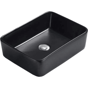 Keramické umývadlo na dosku Mexen CATIA 48 x 37 cm čierne vyobraziť