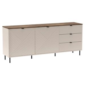 Komoda EYCO, svetlo béžová vyobraziť