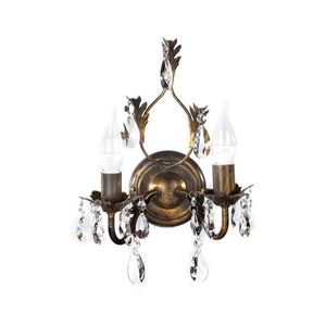 ONLI - Nástenné svietidlo TERESA 2xE14/6W/230V bronzová 4670/AP2 vyobraziť