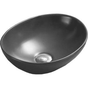 Keramické umývadlo na dosku Mexen ELZA 40 x 34 cm tmavosivé vyobraziť