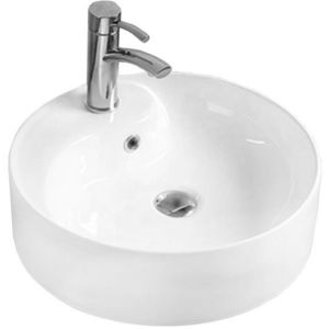 Keramické umývadlo na dosku MEXEN LILA 46x46 cm biele vyobraziť