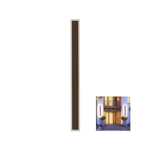 LED Vonkajšie nástenné svietidlo LED/17W/230V 3000K IP65 hnedá 6828 vyobraziť