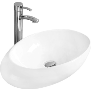 Keramické umývadlo na dosku MEXEN MALWA 59x36 cm biele vyobraziť