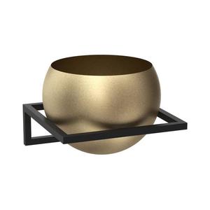 Nástenný kvetináč 27x29 cm čierna/zlatá 9029 vyobraziť