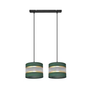Luster na lanku HELEN 2xE27/15W/230V zelená/zlatá W-L 0801/2 BK-B +GN+GO+MAT vyobraziť