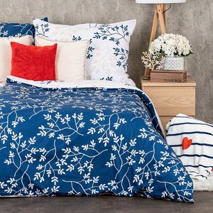 4Home Bavlnené obliečky Harmony modrá, 140 x 220 cm, 70 x 90 cm vyobraziť