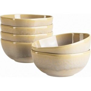 Mäser Súprava misiek Cordelia Sand Textura 16 cm, 6 ks vyobraziť