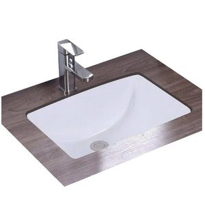 Keramické umývadlo zápustné Rea Adela 46x33 cm biele vyobraziť