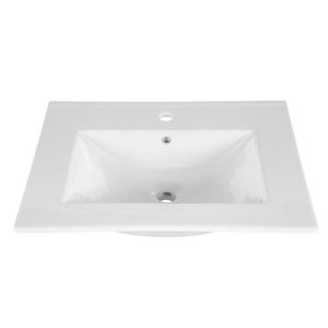 Keramické zapustené umývadlo Lava 60 cm biele vyobraziť