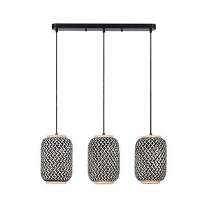 Rabalux 72093 - Luster na lanku ADALLA 3xE27/40W/230V ratan 72093 vyobraziť