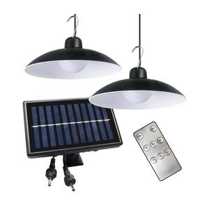 SADA 2x LED Solárne závesné svietidlo LED/6W/3, 7V 2000 mAh IP44 + DO EKO9151 vyobraziť