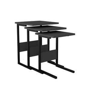Odkladací stolík Sali Black, 3 ks vyobraziť