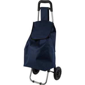 Nákupná taška na kolieskach 33 l, 53 x 31 x 18 cm, modrá vyobraziť