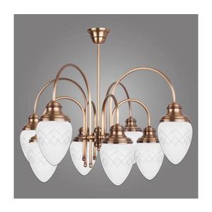 Kemar RI/8/M - Luster na tyči RINAMA 8xE27/60W/230V mosadz RI/8/M vyobraziť