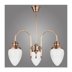 Kemar RI/3/M - Luster na tyči RINAMA 3xE27/60W/230V mosadz RI/3/M vyobraziť