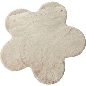 Koberec Flower Beige, pr. 90 cm vyobraziť