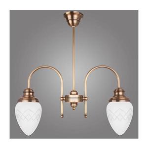 Kemar RI/2/M - Luster na tyči RINAMA 2xE27/60W/230V mosadz RI/2/M vyobraziť