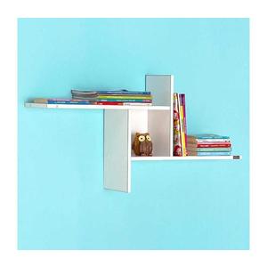 Adore Furniture Nástenná polica 50x100 cm lesklá biela 479ADR1729 vyobraziť