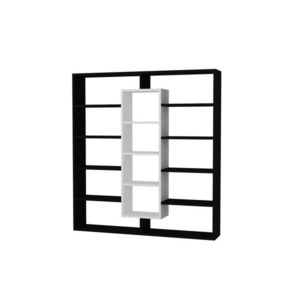 Knižnica Ample čierna/biela vyobraziť