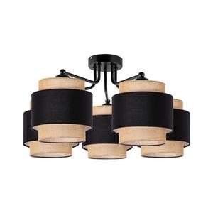 Prisadený luster 5xE27/60W/230V béžová W- 1204/5 JUTA+CZARNY vyobraziť