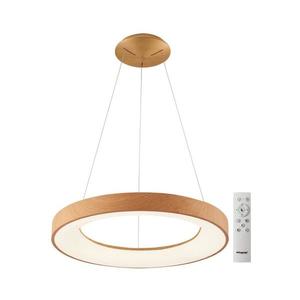 Azzardo - LED Stmievateľný luster na lanku SANTANA LED/80W/230V hnedá + DO vyobraziť