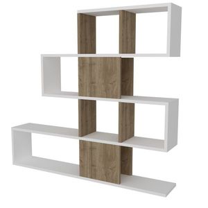 Knižnica Karlin I orech/biela vyobraziť