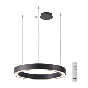 Azzardo - LED Stmievateľný luster na lanku MARCO LED/80W/230V čierna + DO vyobraziť