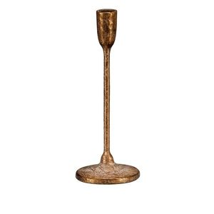 Kovový svietnik na podstavci v. 23 cm, zlatá, 23 cm vyobraziť