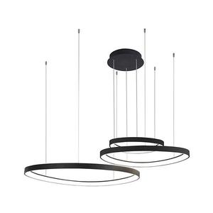 Azzardo - LED Luster na lanku AMANDA LED/150W/230V čierna vyobraziť