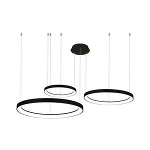 Azzardo - LED Stmievateľný luster na lanku AGNES LED/120W/230V čierna vyobraziť