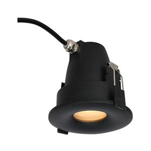 Azzardo -Kúpeľňové podhľadové svietidlo ROMOLO 1xGU10/50W/230V IP65 čierna vyobraziť