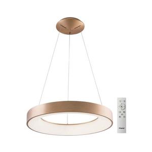 Azzardo - LED Stmievateľný luster na lanku SANTANA LED/80W/230V zlatá + DO vyobraziť