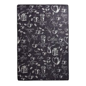 Koberec Coffee And Tea 60x140 cm čierny vyobraziť