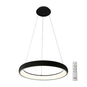 Azzardo - LED Stmievateľný luster na lanku ANTONIO LED/80W/230V čierna + DO vyobraziť