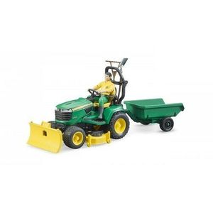 Bruder Traktor John Deere s prívesom a záhradníkom, 17, 5 x 19 x 30 cm vyobraziť