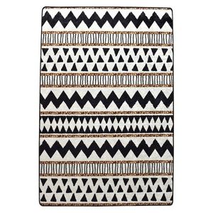 Koberec Línia 100x200 cm biely/čierny vyobraziť